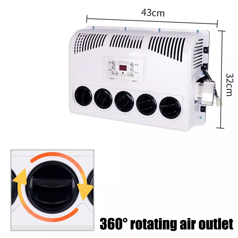 New Truck Air Conditioner Split A/C Kit for Semi Trucks Bus RV - 12000 BTU - 12V - Picture 5 of 8