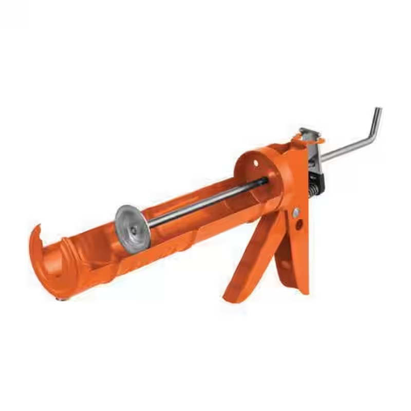 Dripless Smooth Rod Acrylic and Silicone Caulk Gun 10 oz Built-in Spout Cutter