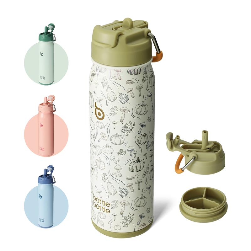 BOTTLE BOTTLE 24 Oz Sports Water Bottle Stainless Steel Insulated Water Bottle w