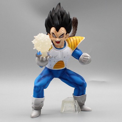 Anime Dragon Ball Z Vegeta With Photosphere PVC Figure Statue NEW NO BOX 17cm