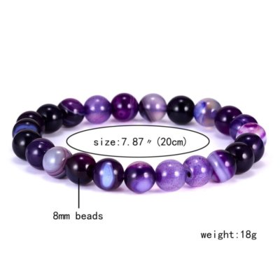 Lava Stone Natural Beads 7 Chakra Bracelet Bangle Healing Diffuser Women Men Hot