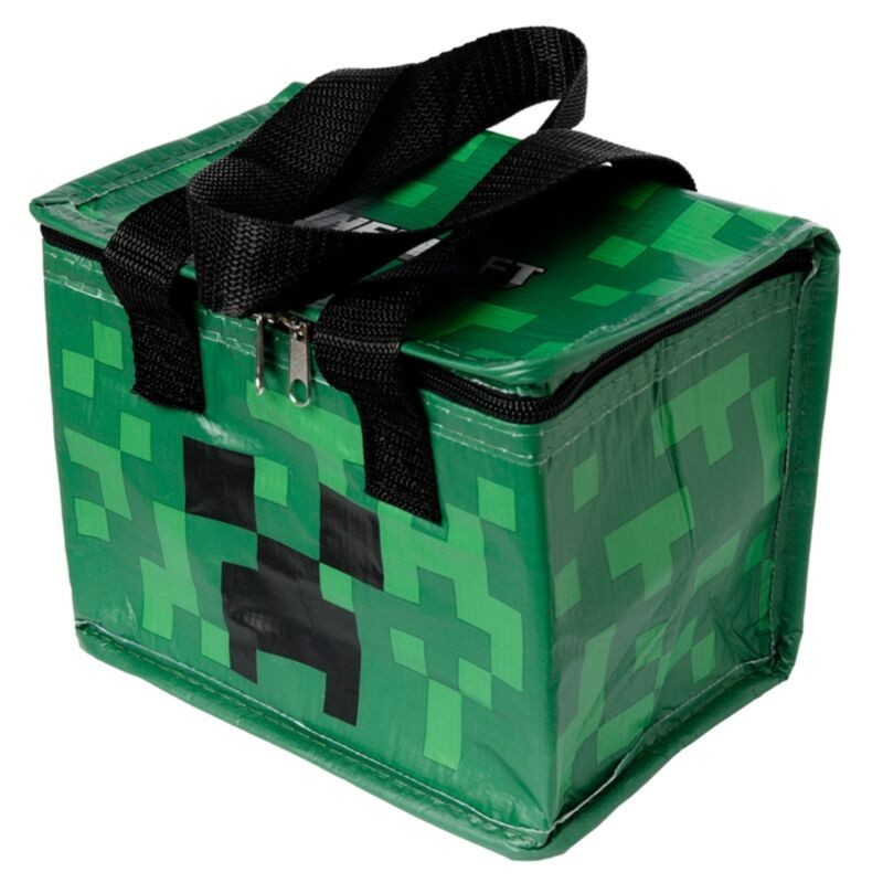 Minecraft Creeper Insulated Lunch Bag – Kids Picnic Cool Bag RPET