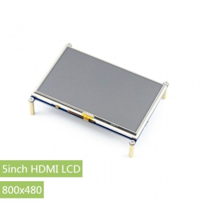 5inch HDMI LCD V3 800×480 Touch Screen XPT2046 Touch Controller for Raspberry Pi