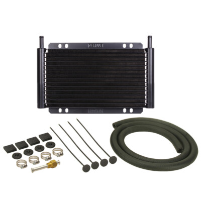 Derale Oil Cooler 13502; Series 8000 10.125 x 7.25 in. 13 Row Alum Plate & Fin