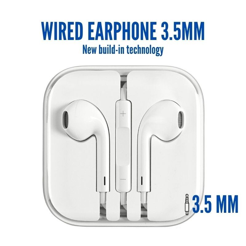 Headphones Earphones 3.5mm iPhone 6/5/4/iPad/Air Wired Earbuds