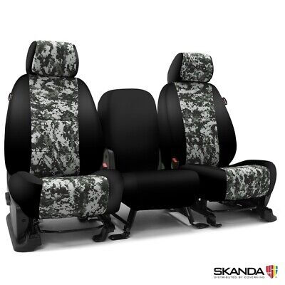 Custom-Fit Neosupreme Seat Covers Urban Digital Camo w/Black Sides Camouflage