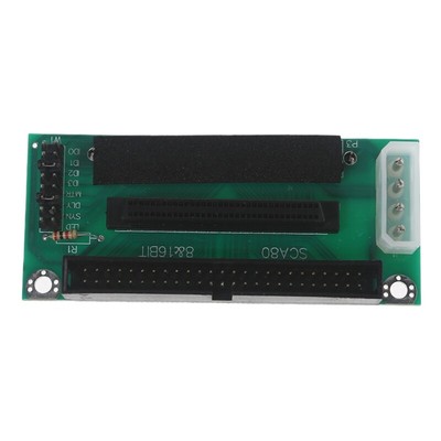 SCSI SCA 80 Pin to 68Pin to 50 Pin IDE Hard Disk Adapters Transmit Data