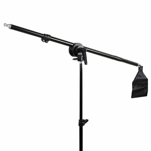 75-135cm Fotostudio Lichtstativ Lampenstativ Softbox Boom Arm Galgenstative