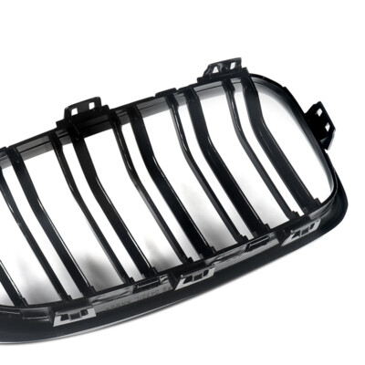 Pair Front Kidney Grille For BMW M4 F32 F33 F36 F82 F83 2014-2020 Glossy Black