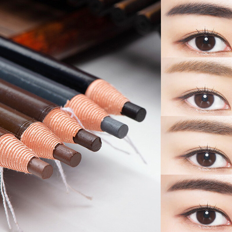Permanent Waterproof Positioning Pencil  Marker Makeup Eyebrow Lip Liner Brow