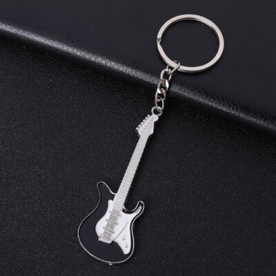 Key Chain Guitar Keychain Key Ring Guitar Pendant Musical Instrument Gift