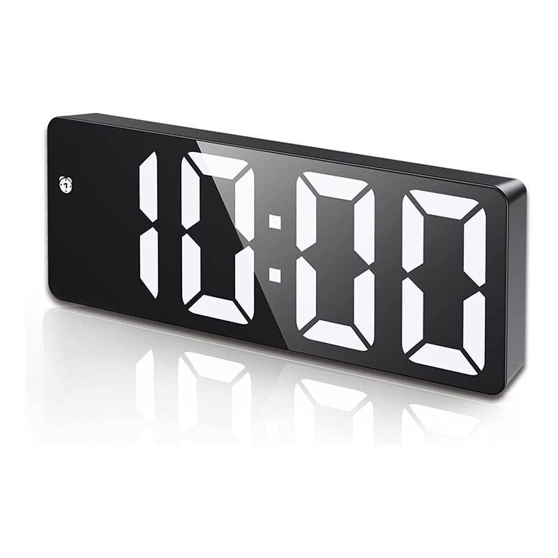 Large 12/24h Display Usb Snooze Temperature Mode Us