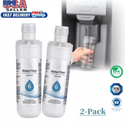 2 PACK Refresh Refrigerator Ice Water Filter For LG LT1000P ADQ747935 New