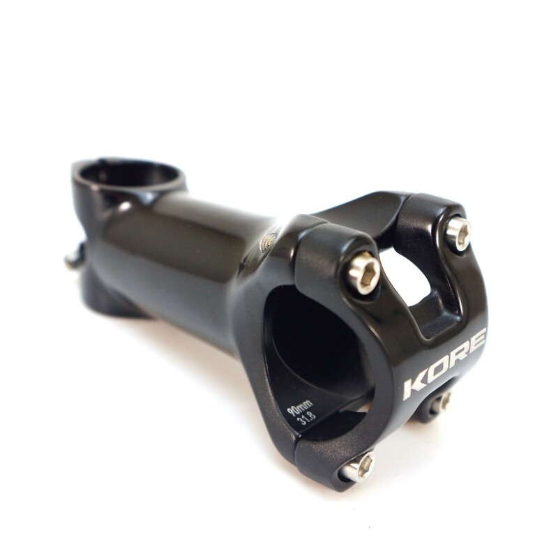 Kore Durox Bike Stem 1-1/8" Clamp 31.8mm Road MTB Stem Length 75 or 90mm -Black