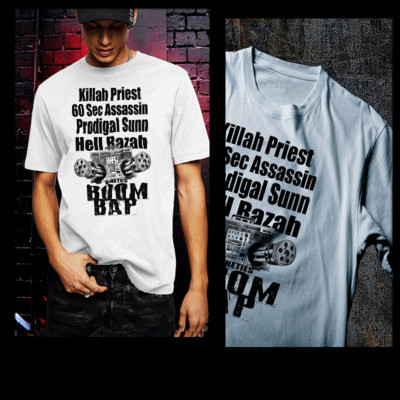 Hip Hop T-shirt NY DJ 90s Queensbridge BK Rap Hip Hop battle rap Wu Fam tee