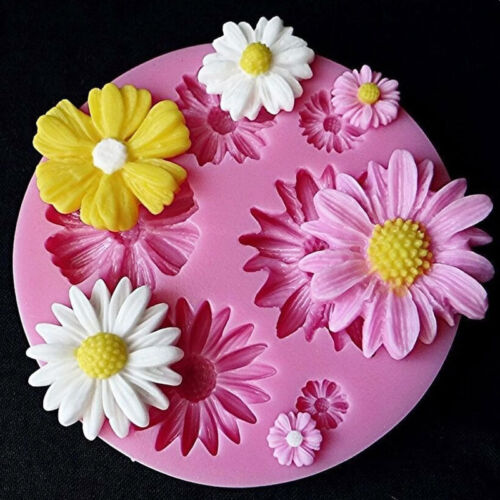 3D Blumen Silikon Form-Fondant-Kuchen der Schokolade Sugarcraft Form Verzie B2M0