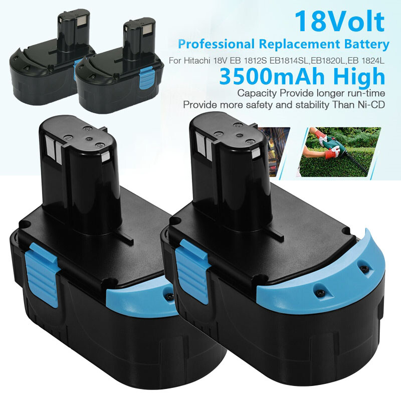18V 3500mAh Battery Replacement for Hitachi EB1812S EB1814SL EB1820L EB1824L NEW