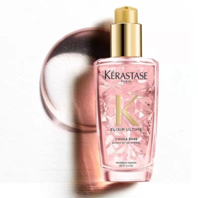 100ML Kerastase Elixir Ultime L'Huile Rose The Imperial Beautifying Oil 3.4oz