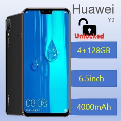 Huawei Y9 Unlocked 128GB 6.5-inch Global 13MP Rear Dual Camera Smartphone New