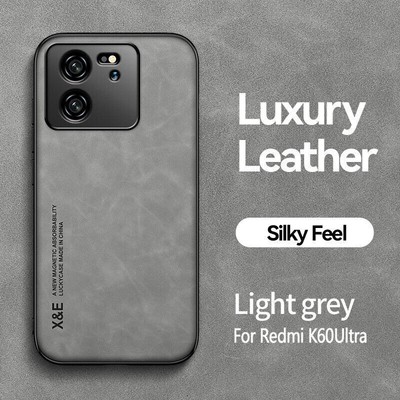 Glass Screen Protector Business Retro Leather TPU Case For Xiaomi 13T PRO