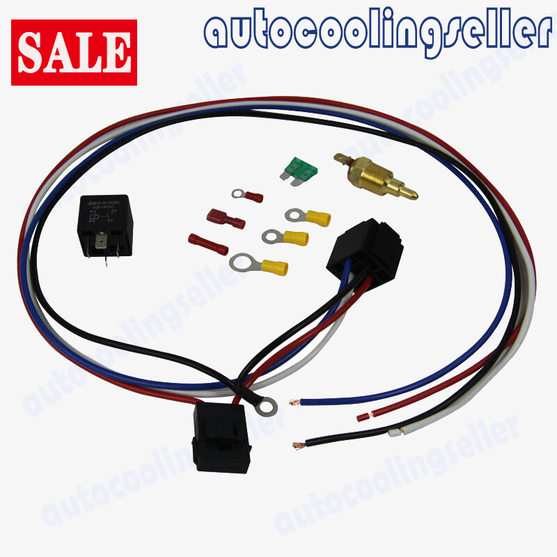 Tat Relay Kit Electric Fan Temperature Switch For Radiator