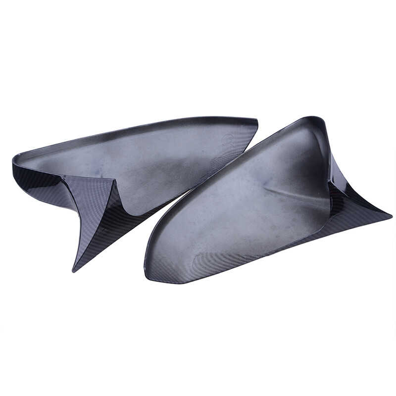 FOR 2016-2021 HONDA CIVIC CARBON FIBER SIDE VIEW MIRROR REPLACEMENT COVER CAP AD