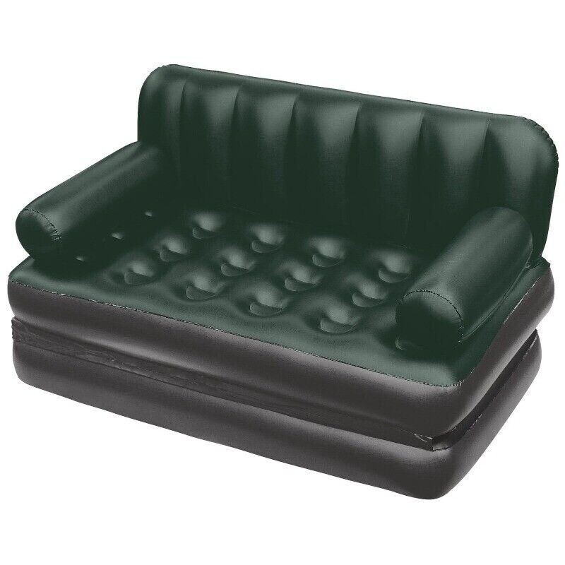 5-in-1 Air Mattress Inflatable Sofa, Double Inflatable Chair