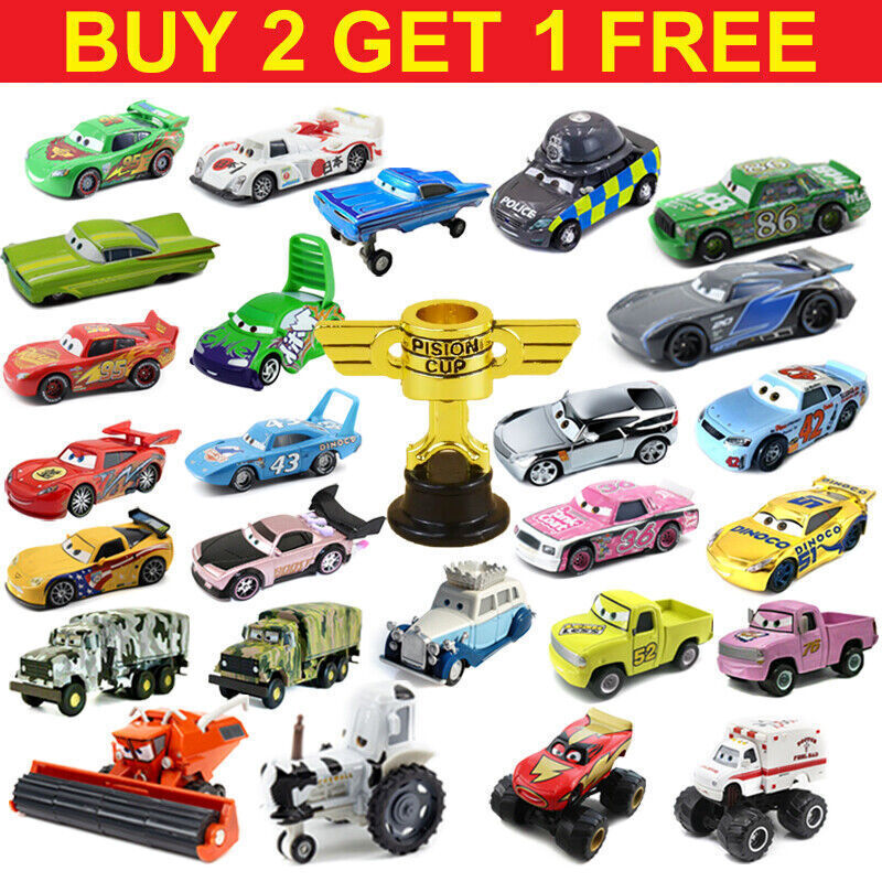 S Loose Diecast Mcqueen 1:55 Movie Toy Metal Model Kids Gift