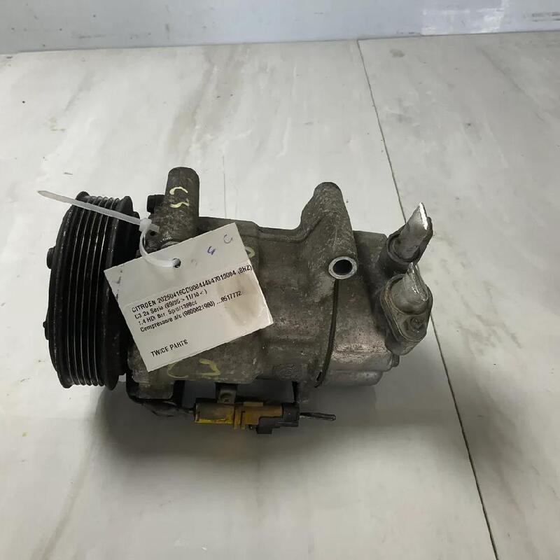 9800821980 COMPRESSORE A/C CITROEN C3 2A SERIE (09/05>11/10<) 1.4 9655191680