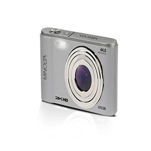 Minolta MND20 44 MP / 2.7K Ultra HD Digital Camera (Silver