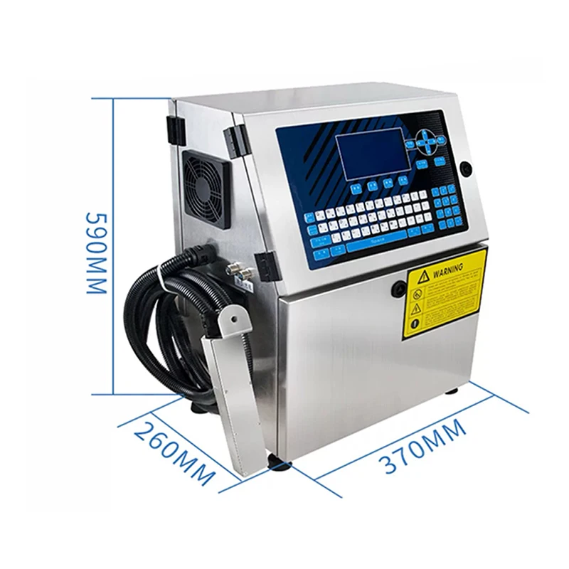 Automatic Industrial CIJ Inkjet Printer - Online Batch Code Number Date Printer