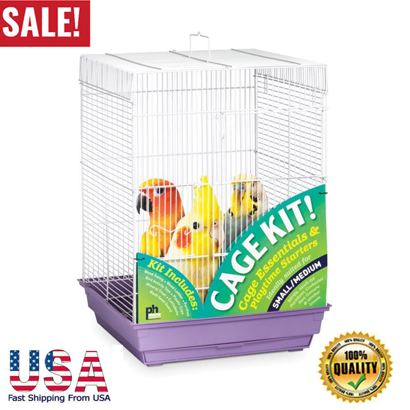 Starter Kit Parrot Bird Cage