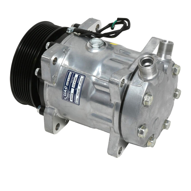 A/C Compressor for Caterpillar Tractors Sanden Models 4001-4250/Models 8001-8250 - Picture 3 of 7