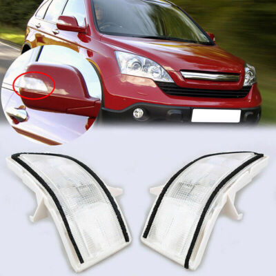 Pair Rearview Mirror Amber Turn Signal LED Light Fit for Honda CRV 2007-2011