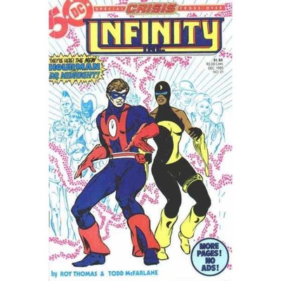 Infinity Inc. #21 - 1984 series DC comics NM minus Full description below [c 