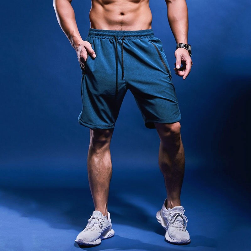 Men Gym Sport Shorts Loose Fit Quick Dry Running Training Workout Half Pants