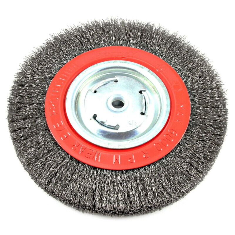 Forney 8 in.   Crimped Wire Wheel Brush Metal 6000 rpm 1 pc