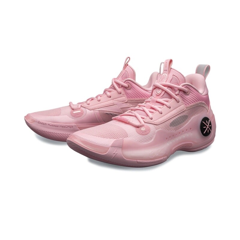 Pre-owned Li-ning Way Of Wade 10 ‘cherry Blossom' Men's Basketball Shoe Abas083-3 In Pink