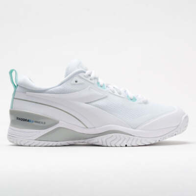 Diadora Women's Speed Blushield 5 All Court Shoes, White, 9.5 B Medium US