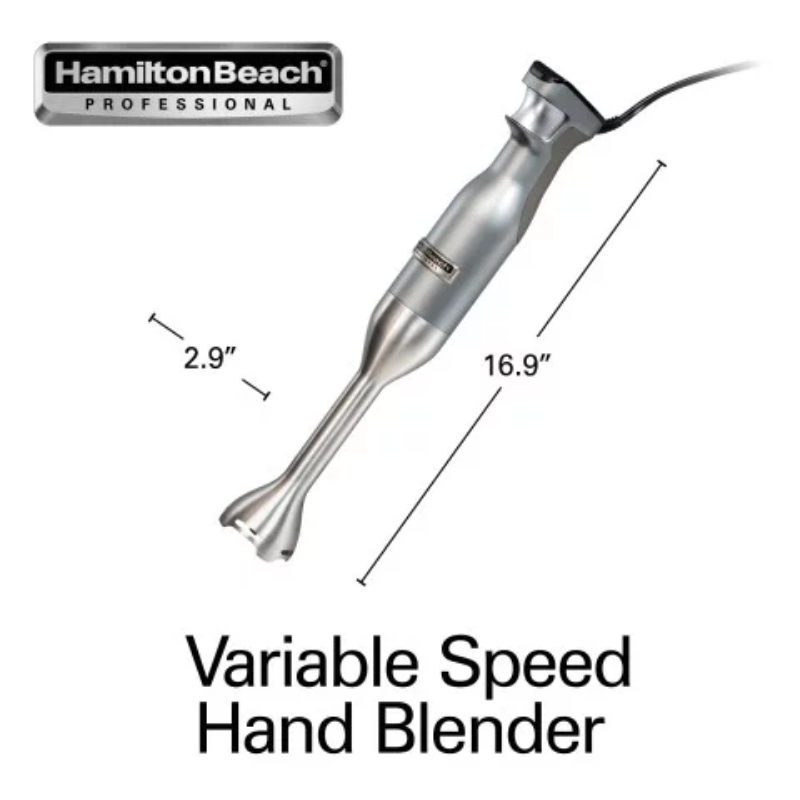 Hand Blender 300 Watt One-hand Variable Speed Control Led Screen Mix Dressings