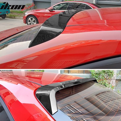 Fits 20-24 Toyota Corolla Sedan Rear Roof Spoiler Wing IKON Style Matte Black