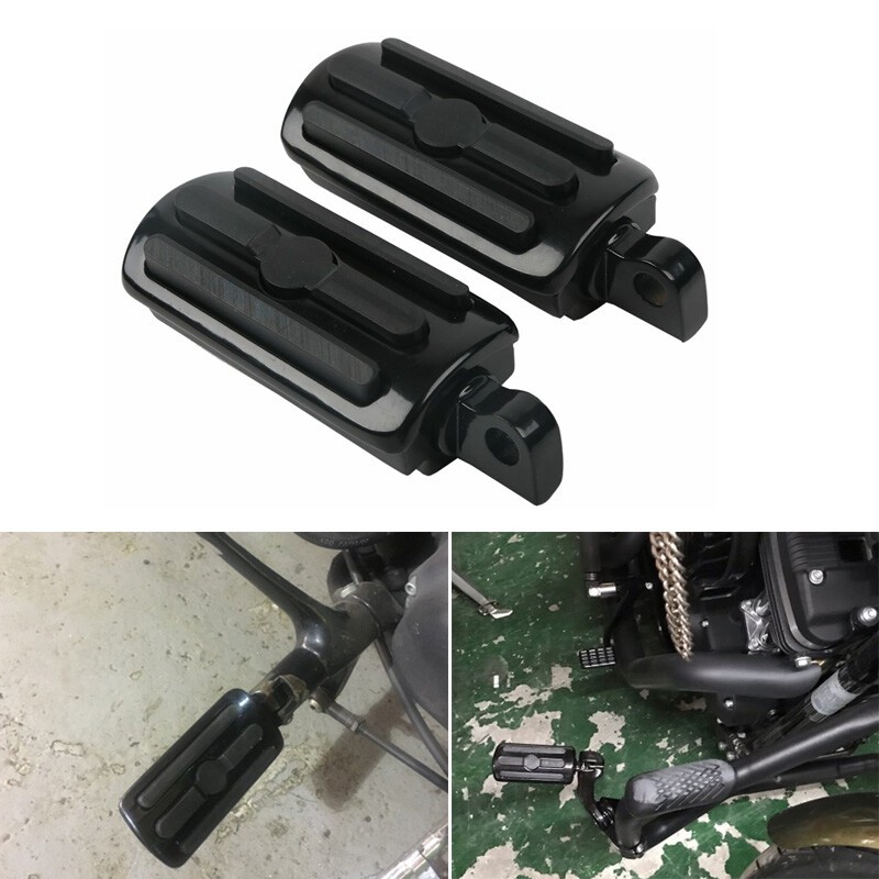 ✅️Rear Passenger Foot Pegs Rest Pedal Footpeg pair For Harley  Motorcycle