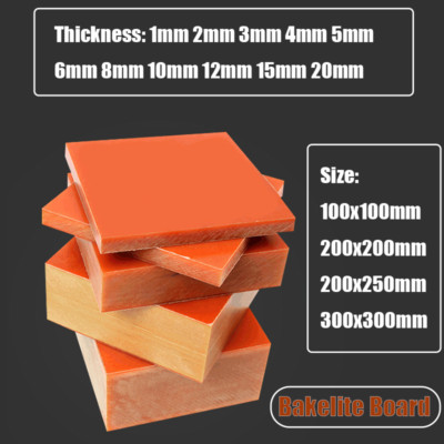 Bakelite Board Bakelite Phenolic Resin Sheet Plate Thick1-20mm Insulate Electric