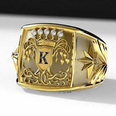 K cheap gold ring