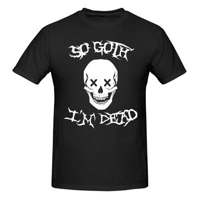 Goth Men's Short Sleeve T Shirt Cotton Tee