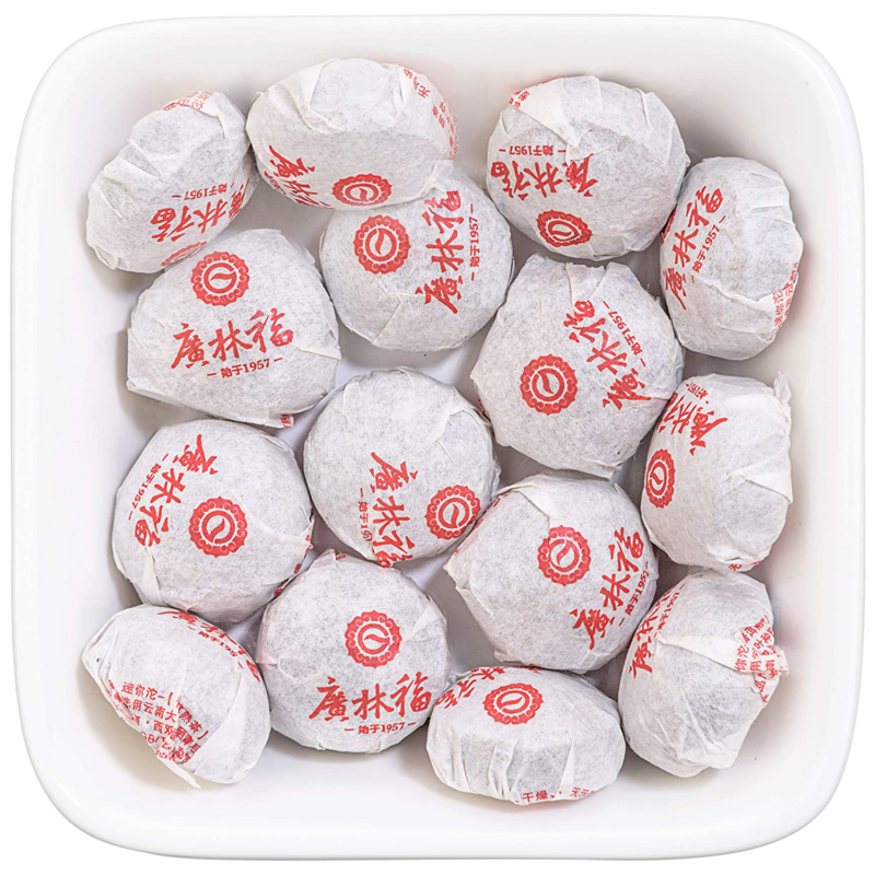 Tealyra - Pu Erh Menghai - Ripe Tuo Cha Mini Cakes - Puerh Tea - Recommeded Pu'e