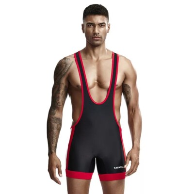 wrestler fetish lycra