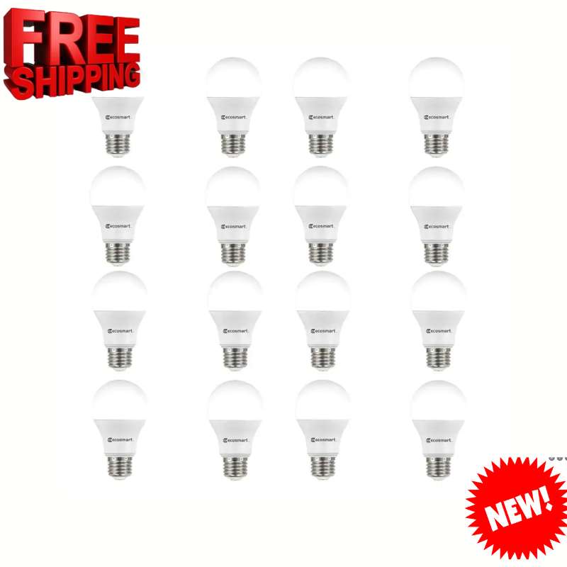 60-Watt Equivalent A19 Non-Dimmable LED Light Bulb Soft Whit