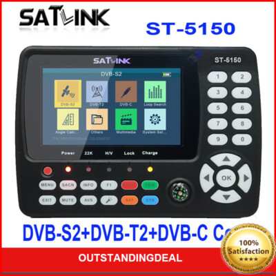 ST-5150 DVB-S2/T2/C COMBO HD Satellite TV Signal Finder Digital Signal Meter