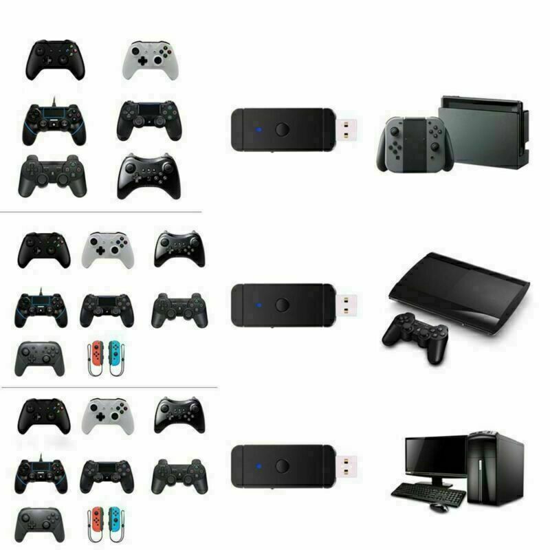 Wireless Controller Adapter For Switch Pro Wii U PS4/PS3